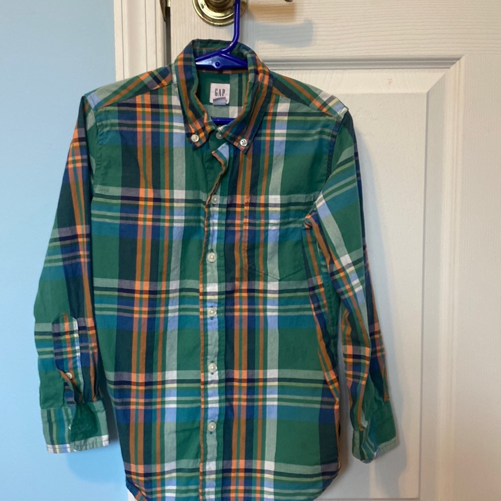 Gap size small Green Button Down Shirt